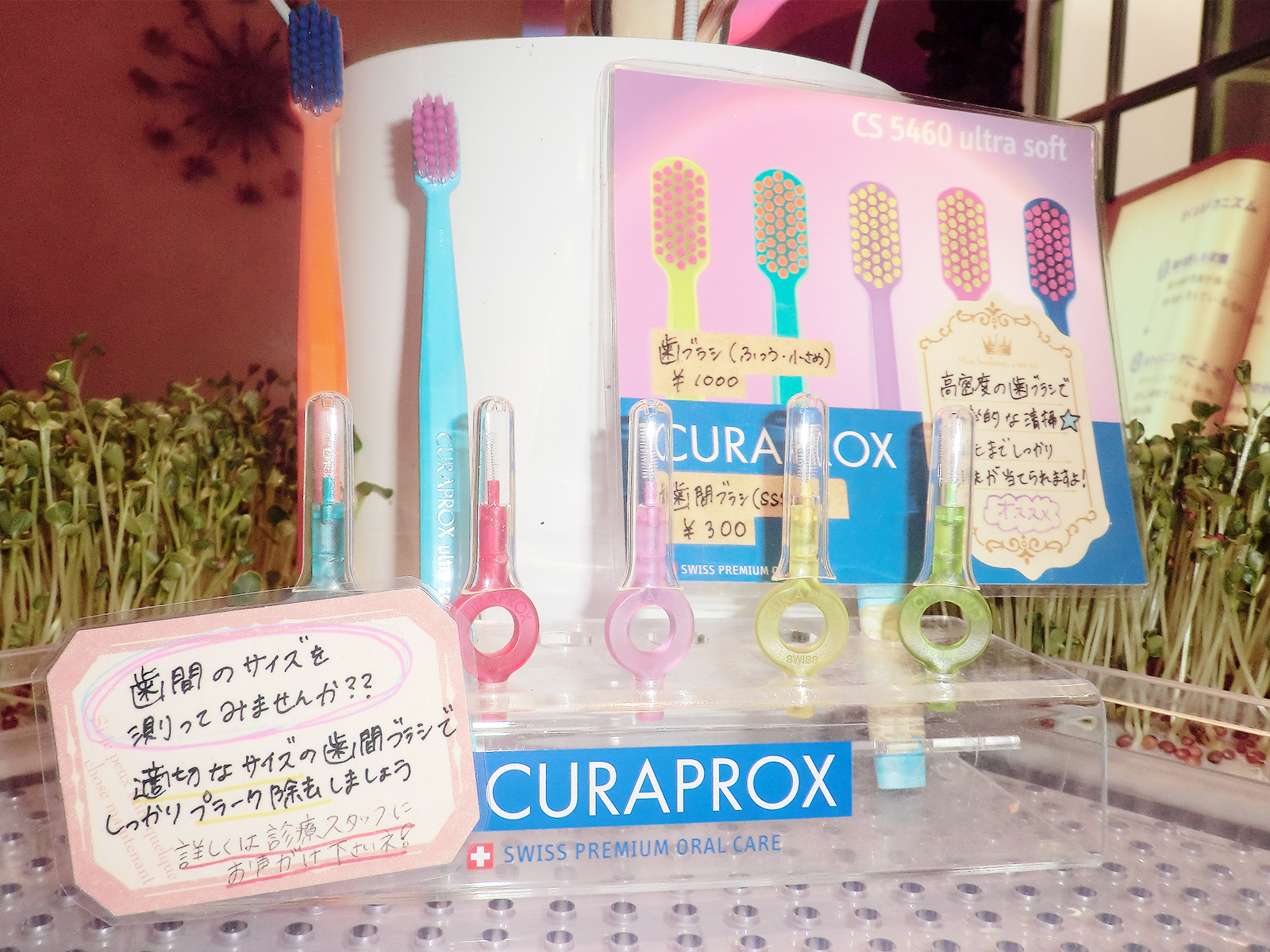 人気商品の歯間ブラシと歯ブラシ